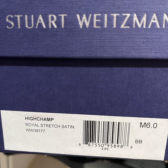 Stuart Weitzman Highchamp Satin Over-the-Knee Boot - Picture 4 of 8